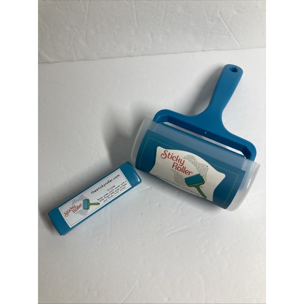 Sticky Roller Reusable Washable Sticky Lint Roller Regular and Travel Size